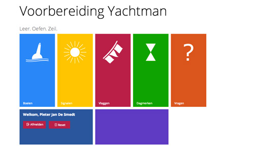 Voorbereiding Yachtman